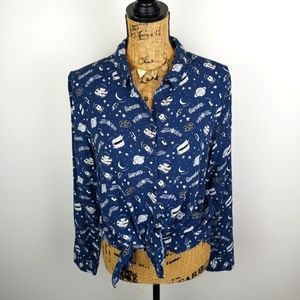 Cosmic Button Down Shirt 🚀